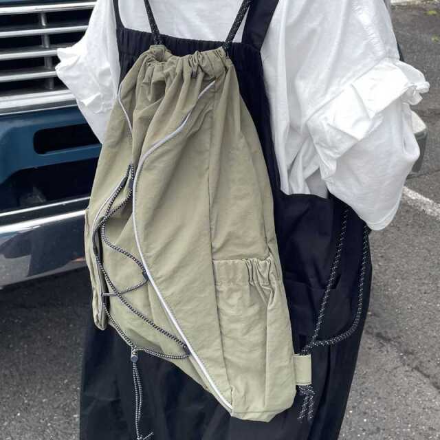撥水スピンドルナップサック