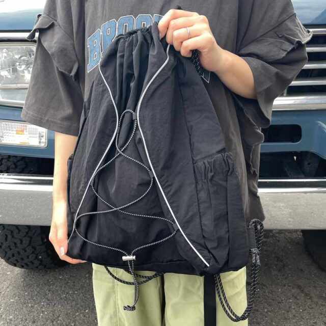 撥水スピンドルナップサック