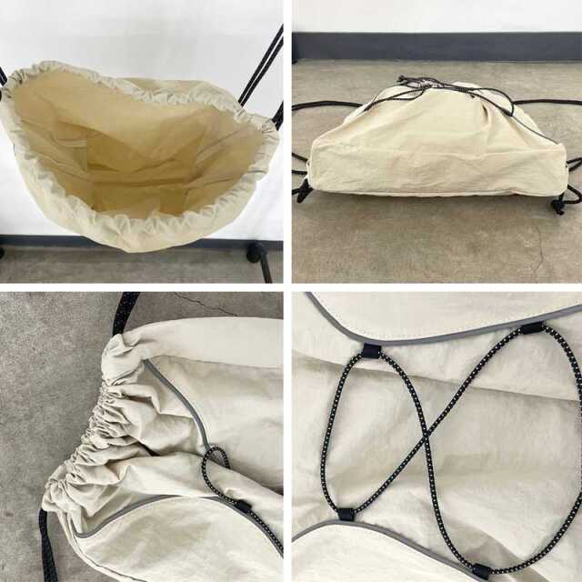 撥水スピンドルナップサック