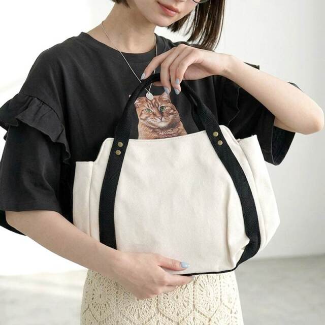 キャンバススタッズトートバッグ