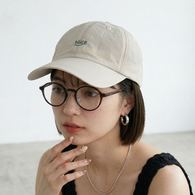 リップストップロゴキャップ