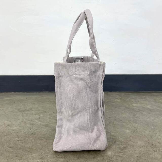 キャンバスロゴ刺繍ミニトートバッグ