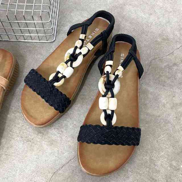 シェルゴムサンダル