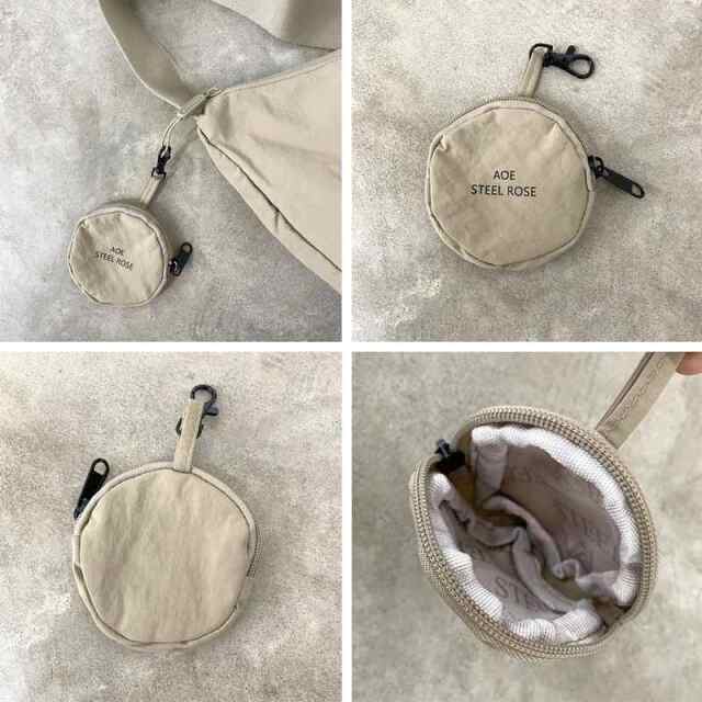 ポーチ付き撥水ショルダーバッグ