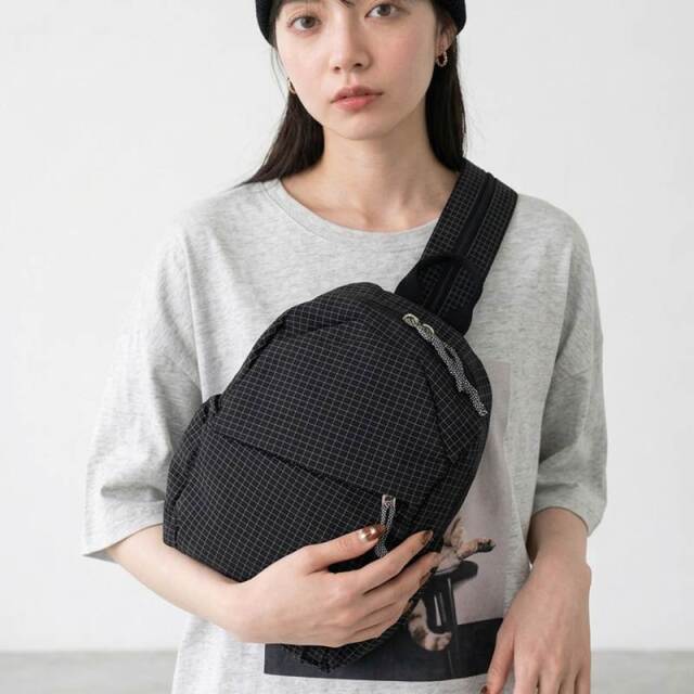撥水チェック2WAYリュックサック