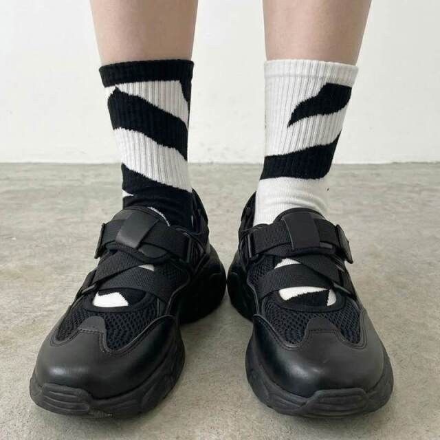 アシメ柄アソートソックス
