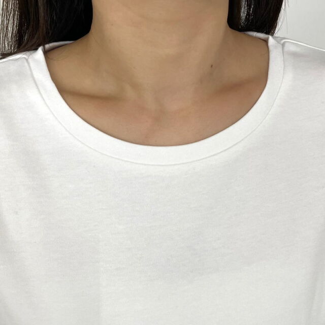 袖切替レースロンT