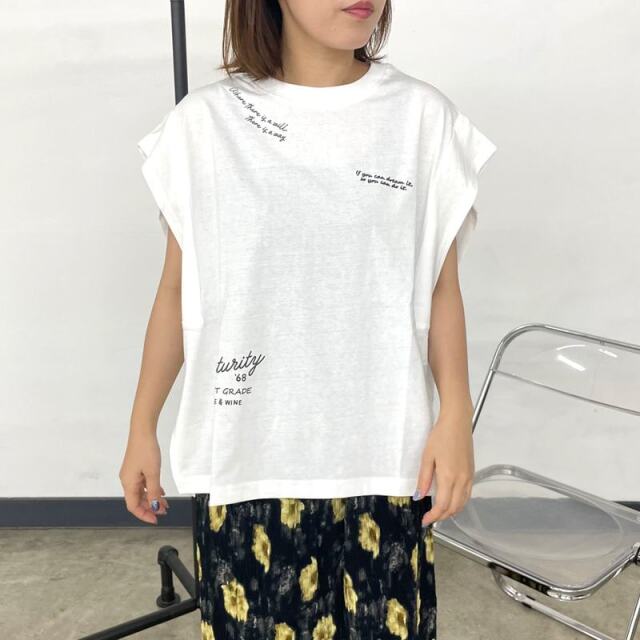 マルチロゴフレンチスリーブTシャツ