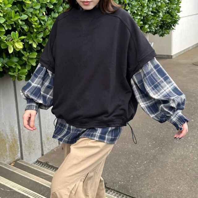 裾ドロストカットベスト