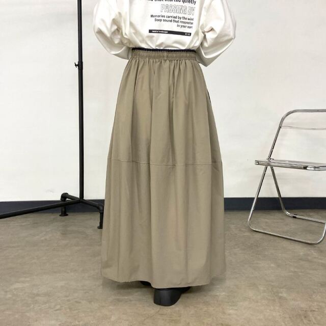 ストレッチラインバルーンスカート