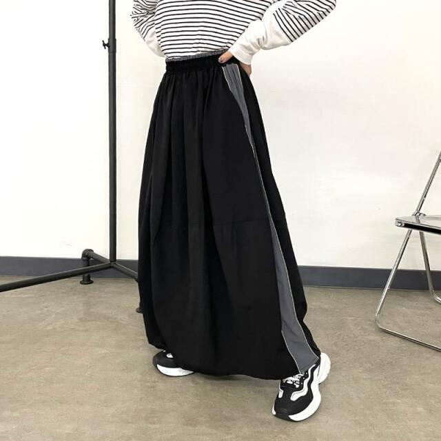 ストレッチラインバルーンスカート