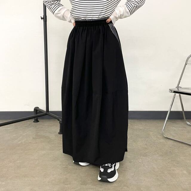 ストレッチラインバルーンスカート