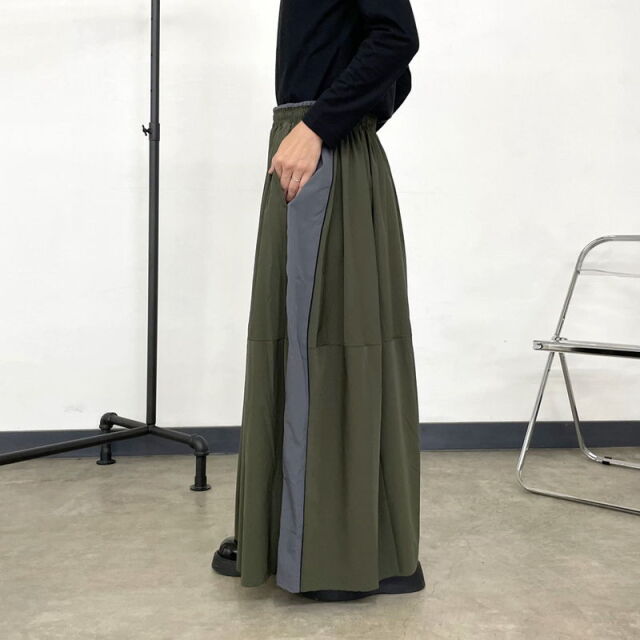 ストレッチラインバルーンスカート