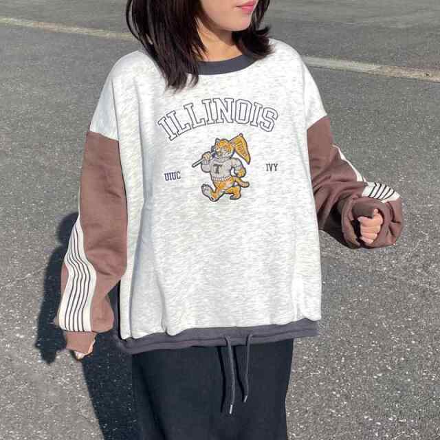 暖トラックカレッジプルオーバー