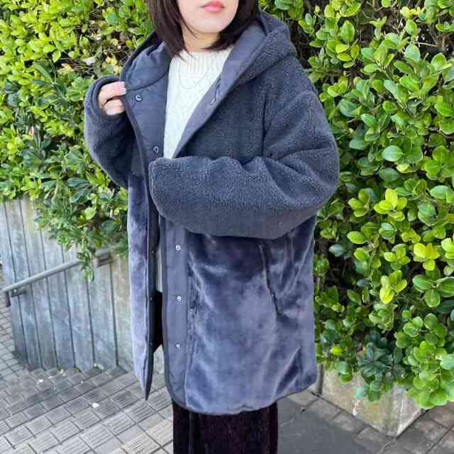 ボアキルトリバーシブルコート