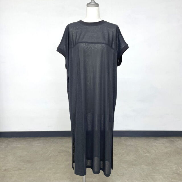 梨地カットワンピース