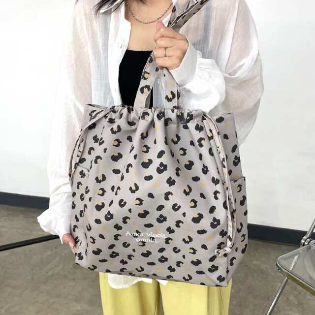 アニマルプリントトートバッグ