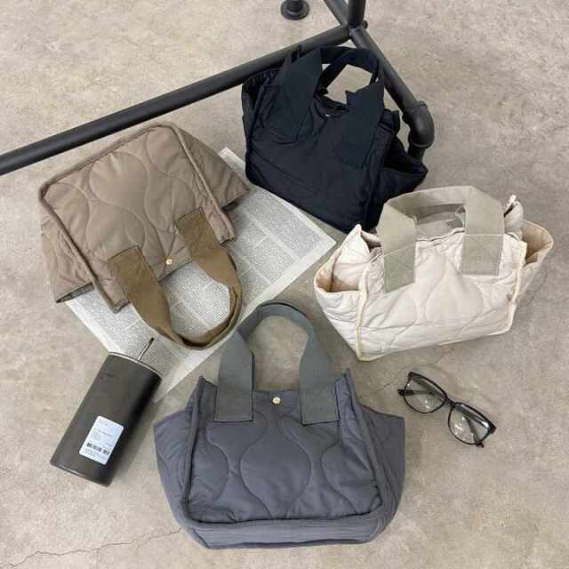 キルトミニトートバッグ