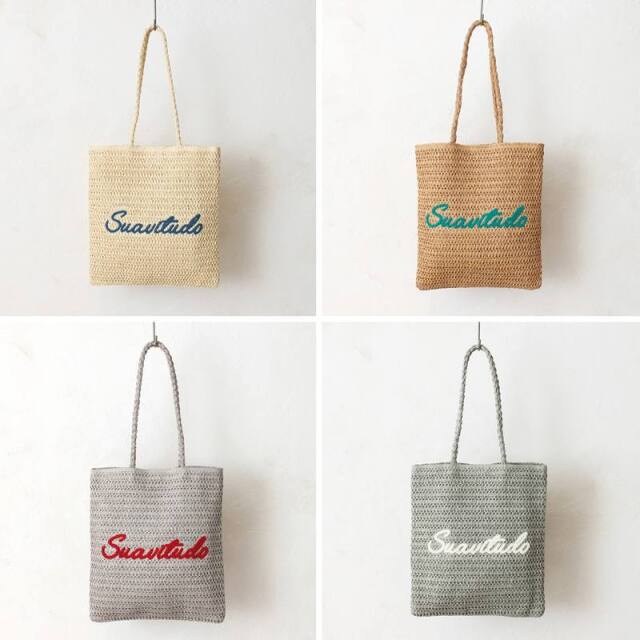 CRB 雑材ロゴ刺繍トートバッグ|TiMTiMオンラインストア