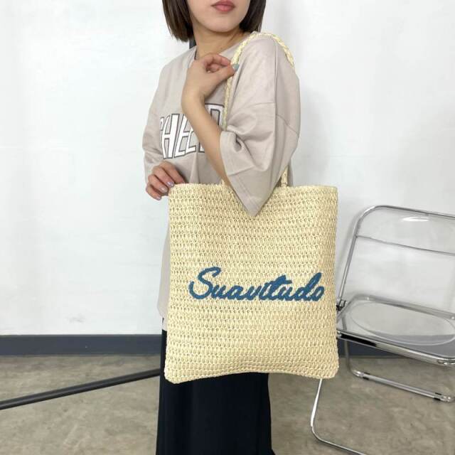 CRB 雑材ロゴ刺繍トートバッグ|TiMTiMオンラインストア