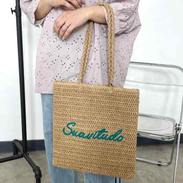 セール】 雑材ロゴ刺繍トート （トートバッグ）｜ESPERANZA