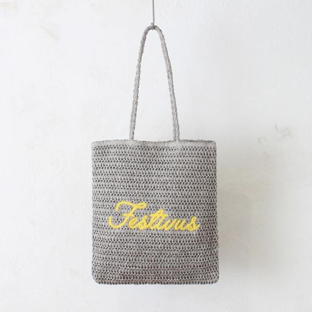 雑材サガラ刺繍トートバッグ
