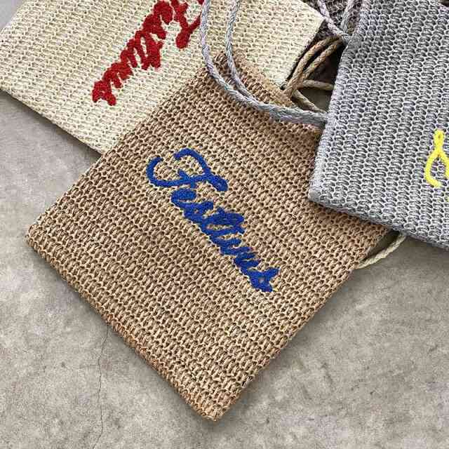雑材サガラ刺繍トートバッグ