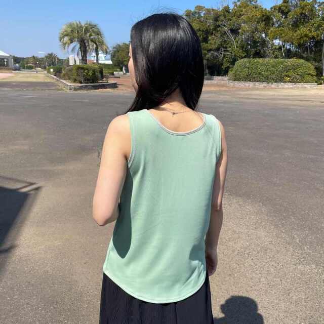 リブラメ2WAYタンクトップ