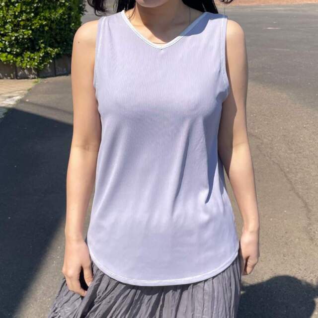 リブラメ2WAYタンクトップ