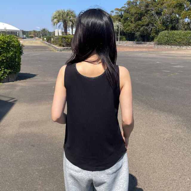 リブラメ2WAYタンクトップ