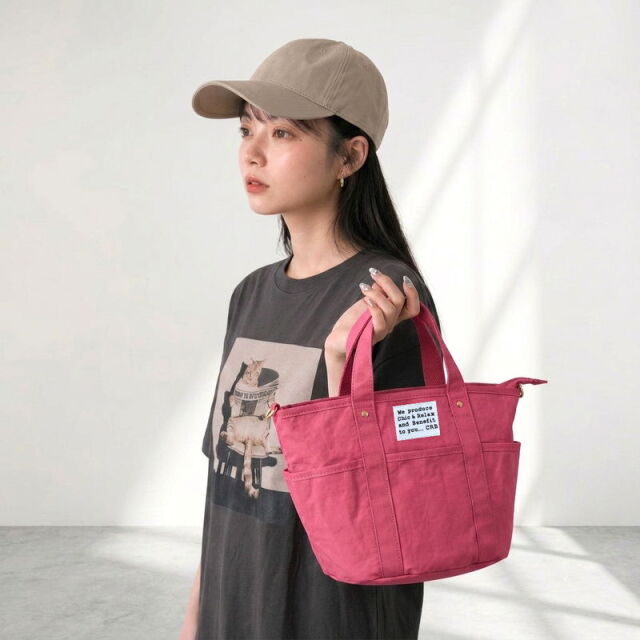 撥水6ポケットトートバッグ