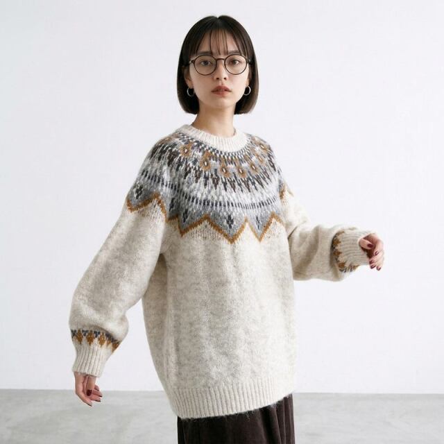 求心柄プルオーバー