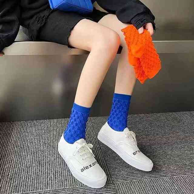 【SOTOASOBI】ポコポコカラーソックス