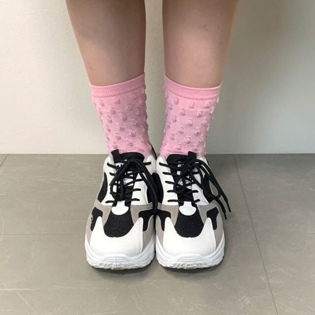 【SOTOASOBI】ポコポコカラーソックス