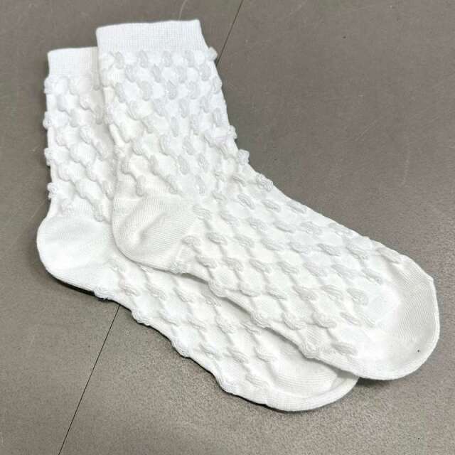 【SOTOASOBI】ポコポコカラーソックス