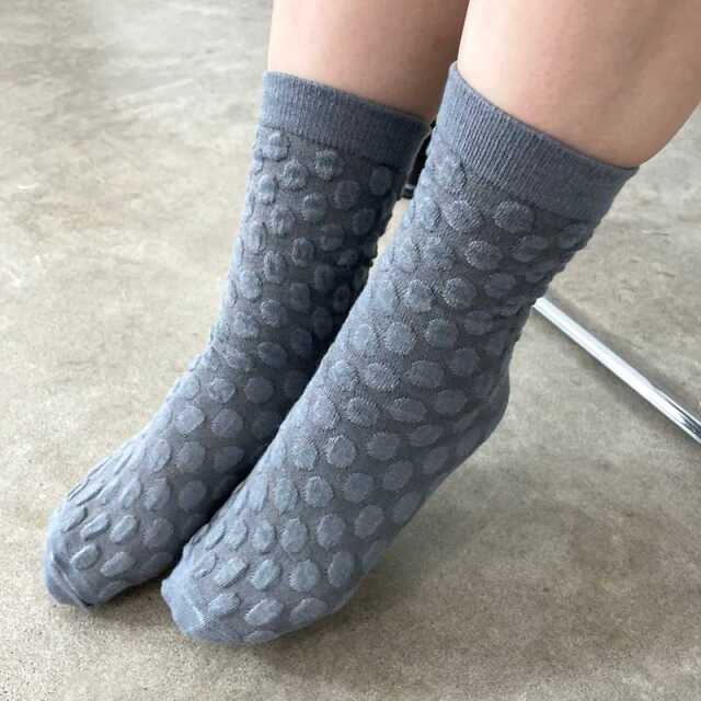 【SOTOASOBI】ポコポコカラーソックス