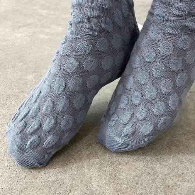 【SOTOASOBI】ポコポコカラーソックス