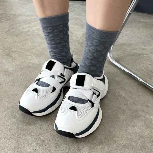 【SOTOASOBI】ポコポコカラーソックス