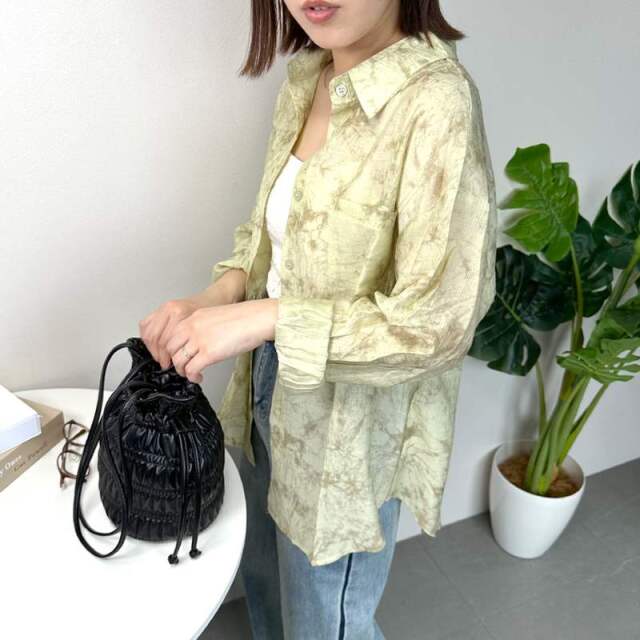 タイダイシアーシャツ