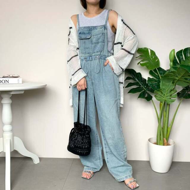 り*こ様 新品 Rady デニムキャミソールサロペット S Rady デニムキャミソールサロペット - メルカリ