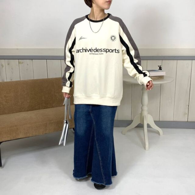 SPORTMAX ロゴ Casa デニム ミディ マーメイドスカート デニムマーメイドスカート｜プロポーションボディドレッシングの