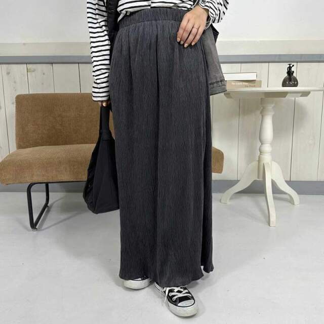 ベロアプリーツスカート