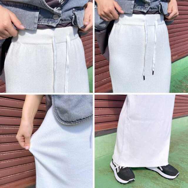 リブIラインスカート