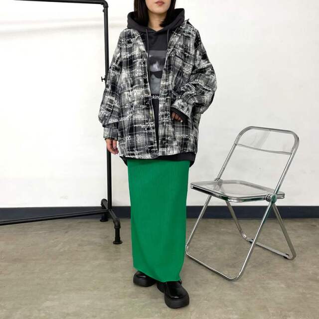 リブIラインスカート