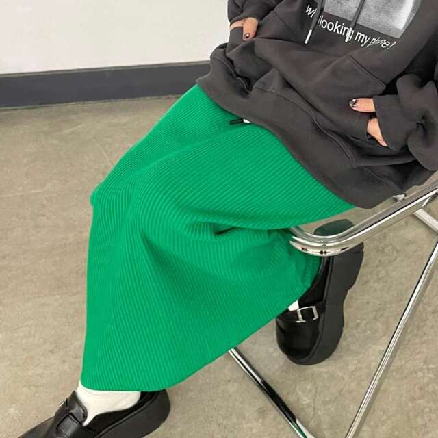 リブIラインスカート