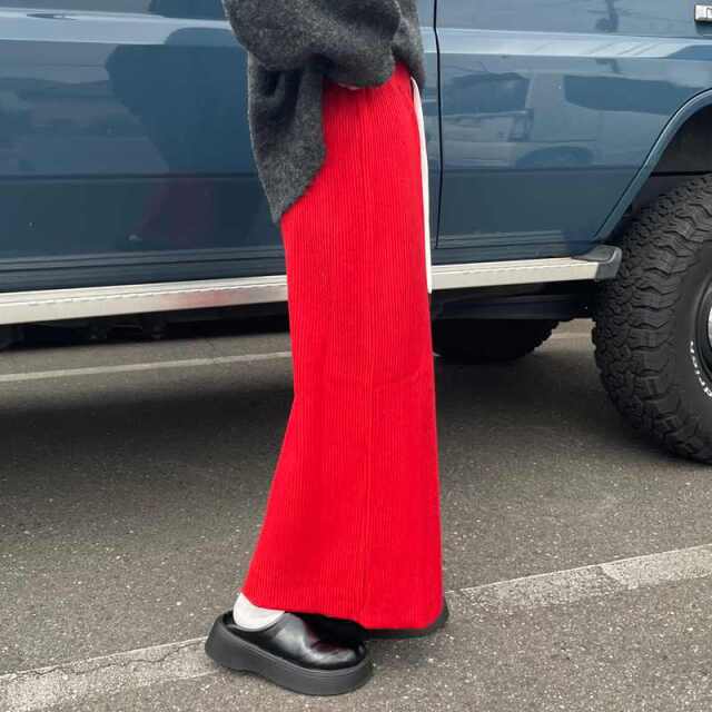 リブIラインスカート