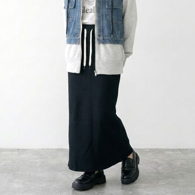 リブIラインスカート