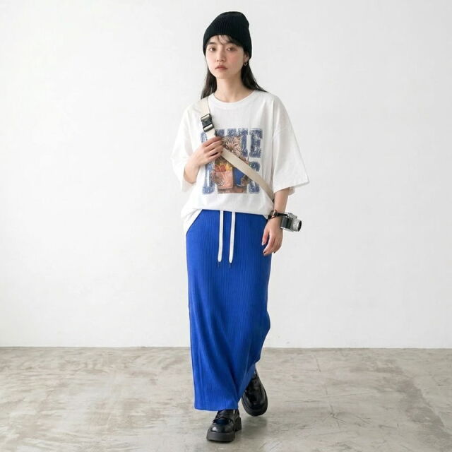 リブIラインスカート