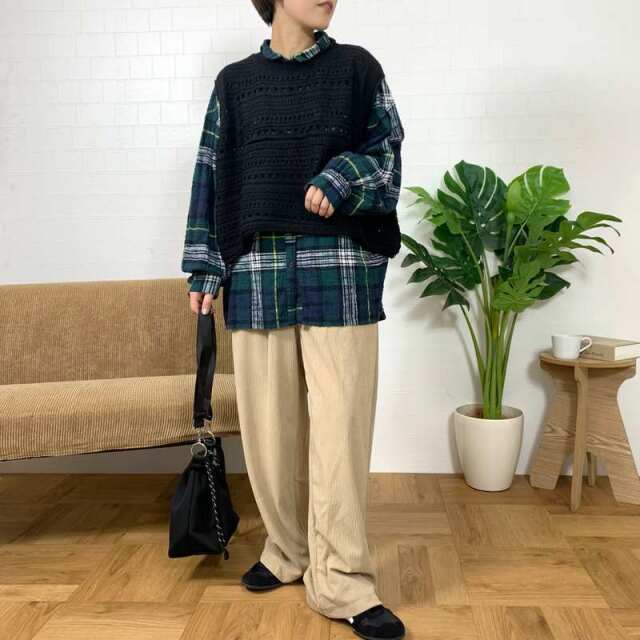 やみつきコーデュロイイージーパンツ