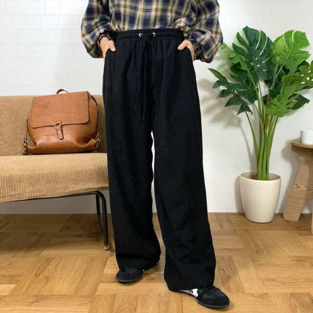やみつきコーデュロイイージーパンツ